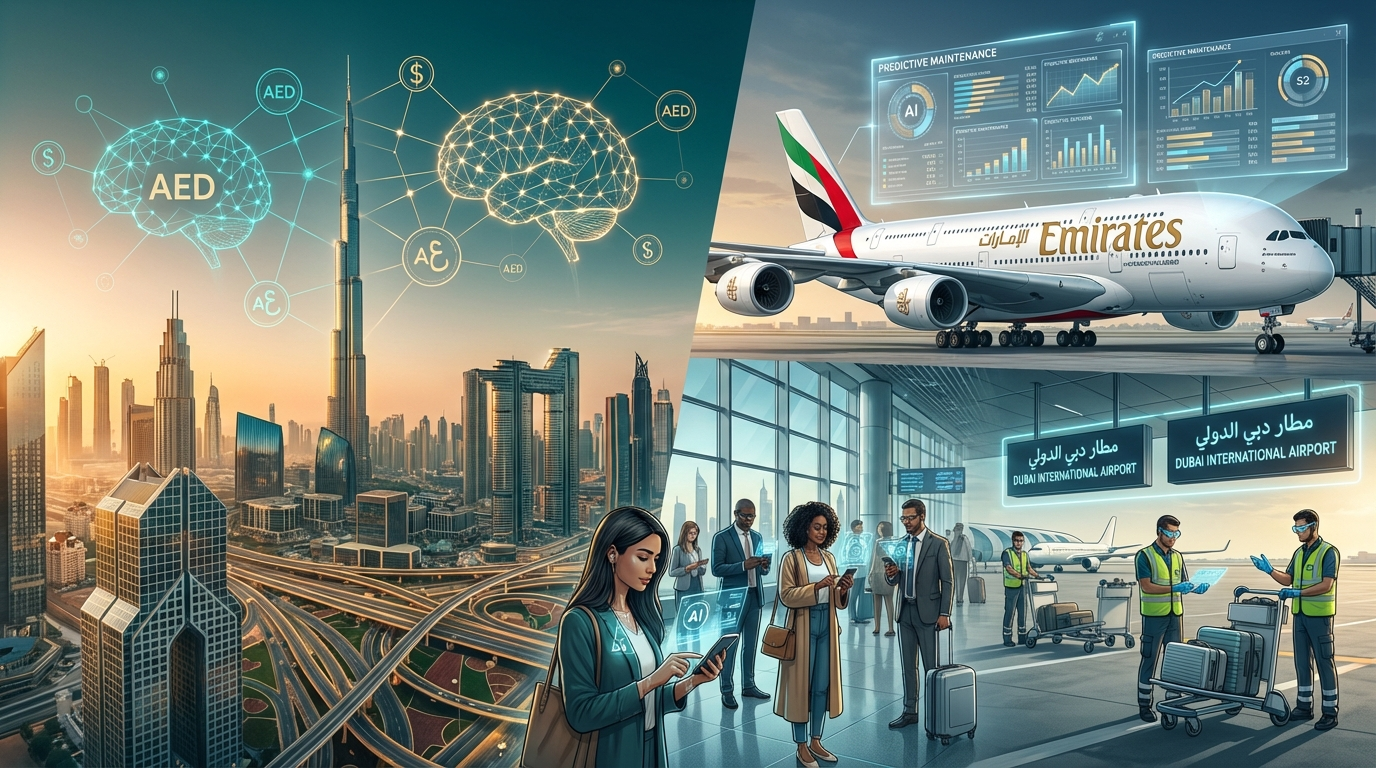 AI automation transforming customer experience and operations for Dubai airlines